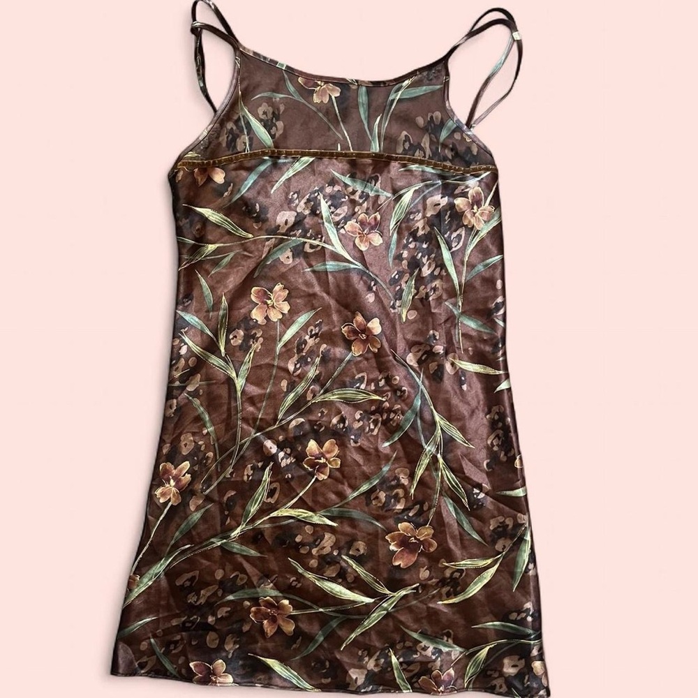 Floral Slip Dress with Spaghetti Straps